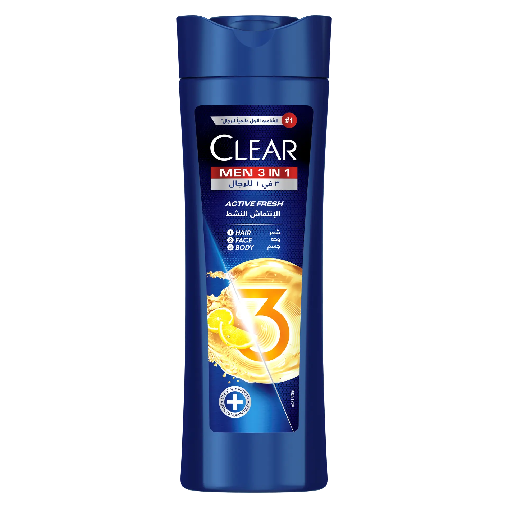 Clear Men 3in1 Shampoo Orange 400ml - view 1