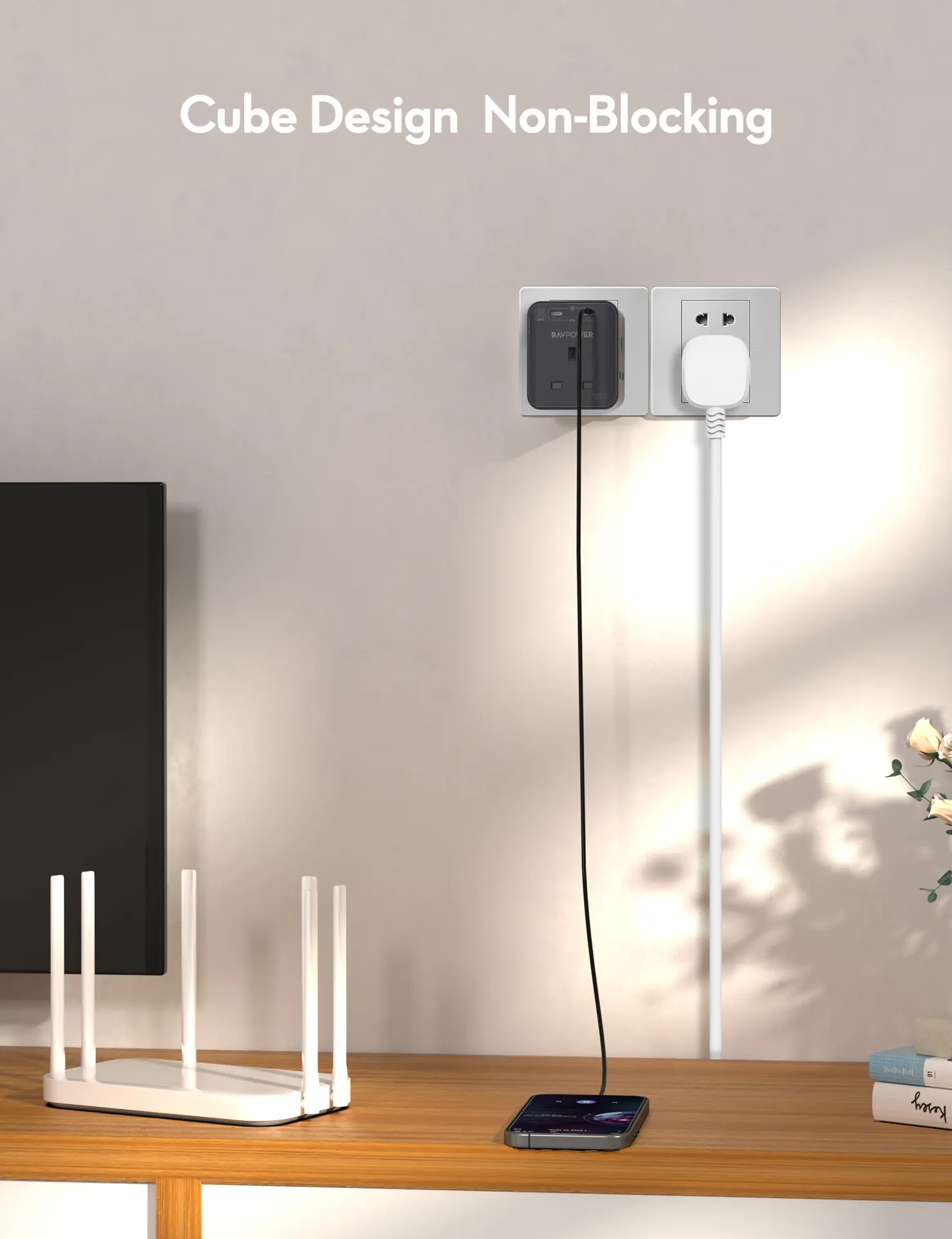 Ravpower Power Strip Pd45W With 2C 3Ac Ports - view 7