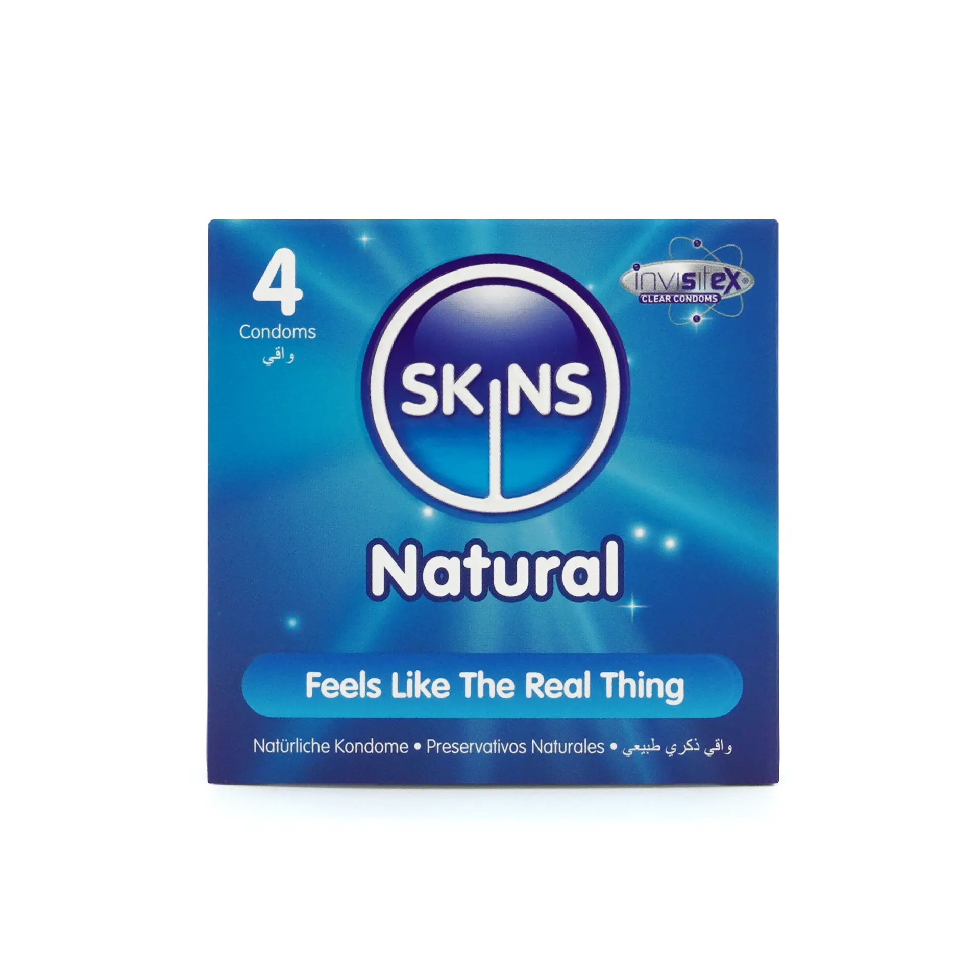 Skins Condom Natural 4 Pack - view 4