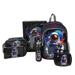 Royal Falcon 5 In 1 Super Mars 16" Backpack 5 Pcs