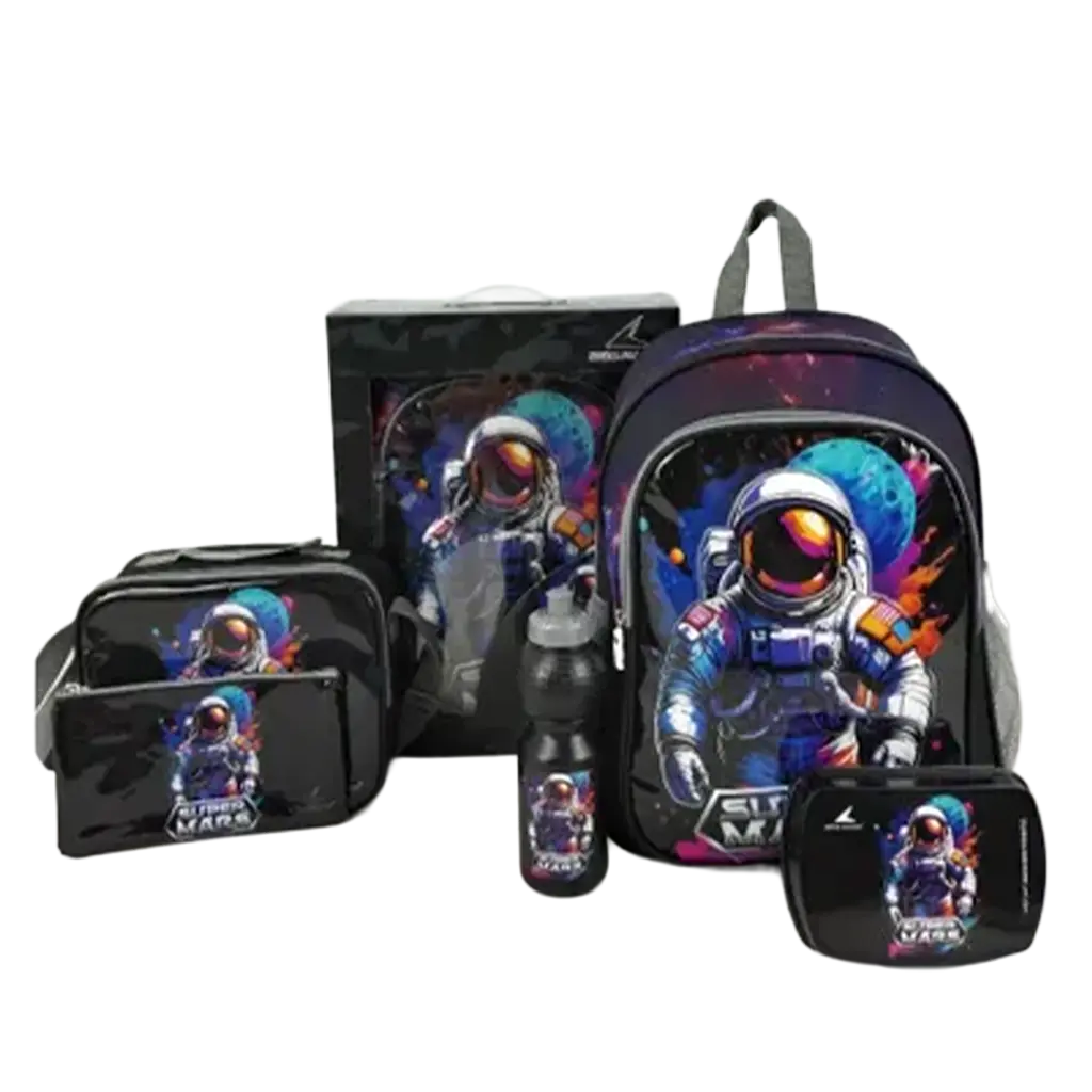 Royal Falcon 5 In 1 Super Mars 16" Backpack 5 Pcs - view 1