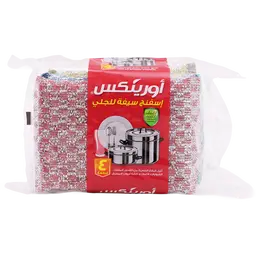 أورينكس اسفنج سيفة للجلي  4 حبه 