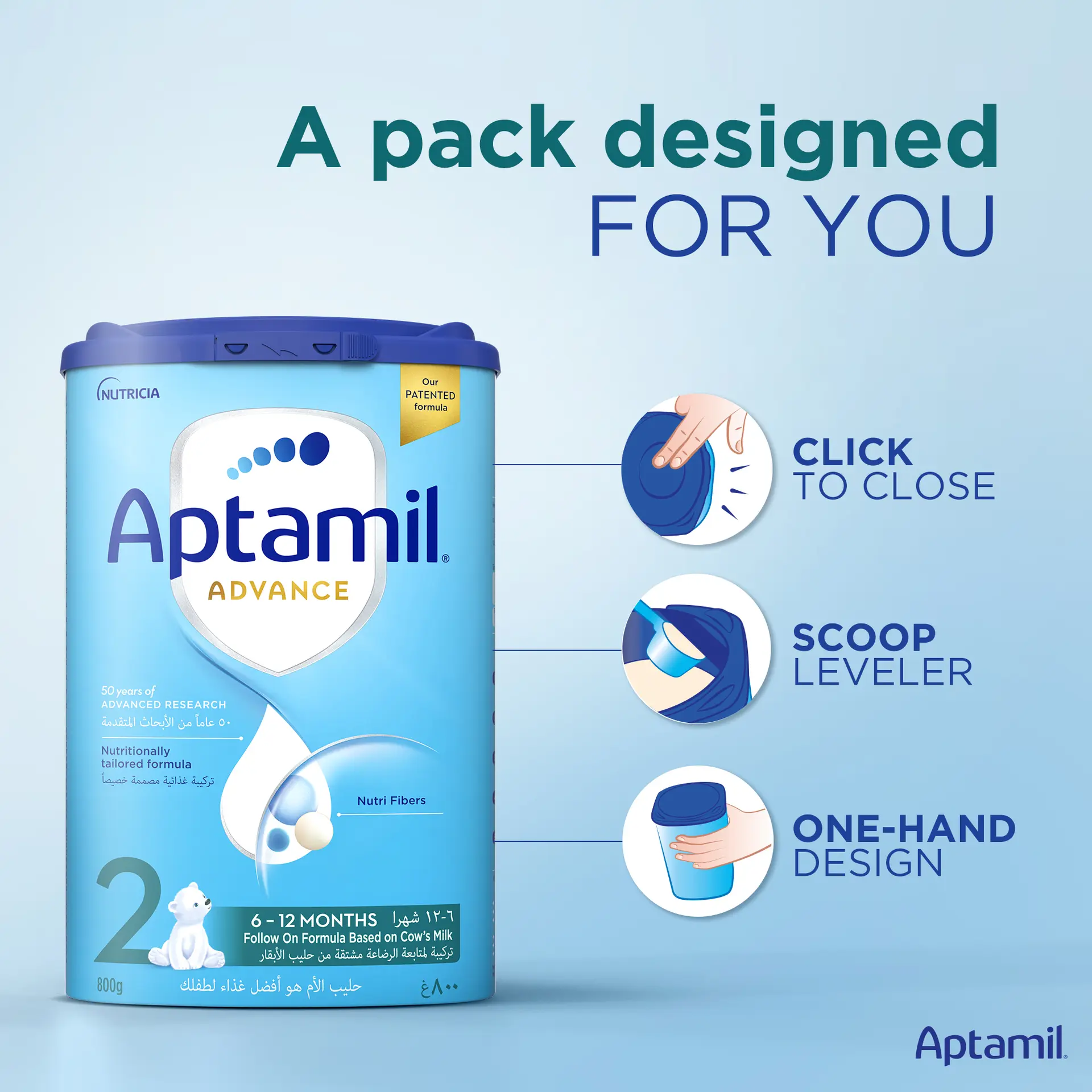 Aptamil Infant Milk (2) 800g - view 7