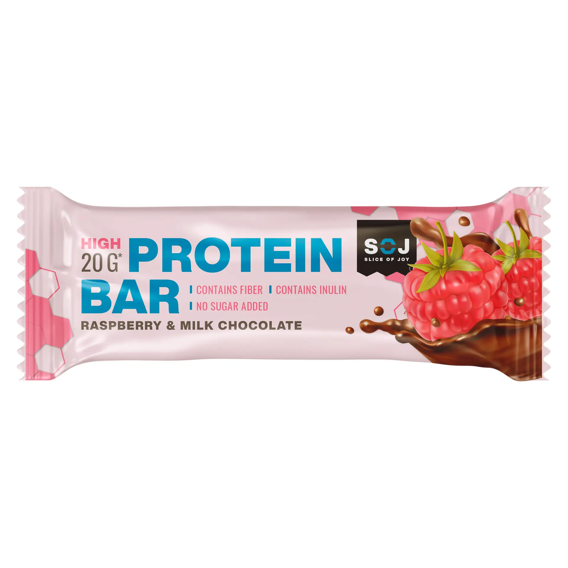 Soj Protein Bar Raspberry & Milk Chocolate 50 gm - view 1