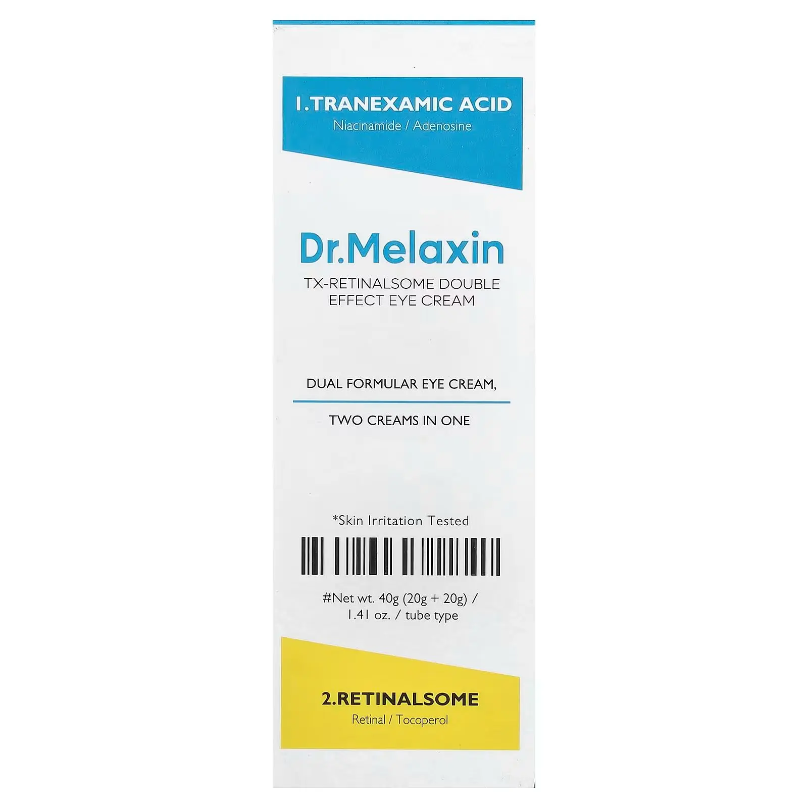 Dr Melaxin Tx-Retinalsome Double Effect Eye Cream 40 gm - view 2