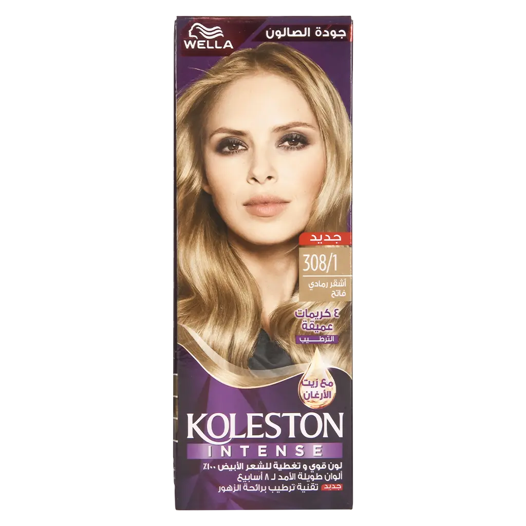 Wella Koleston Hair Colour Creme 308/1Light Ash Blonde 100 ml - view 3