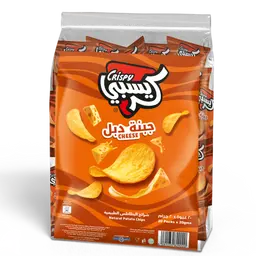 كرسبي بطاطس شيبس بنكهة بالجبنة 20 حبه 20 جم