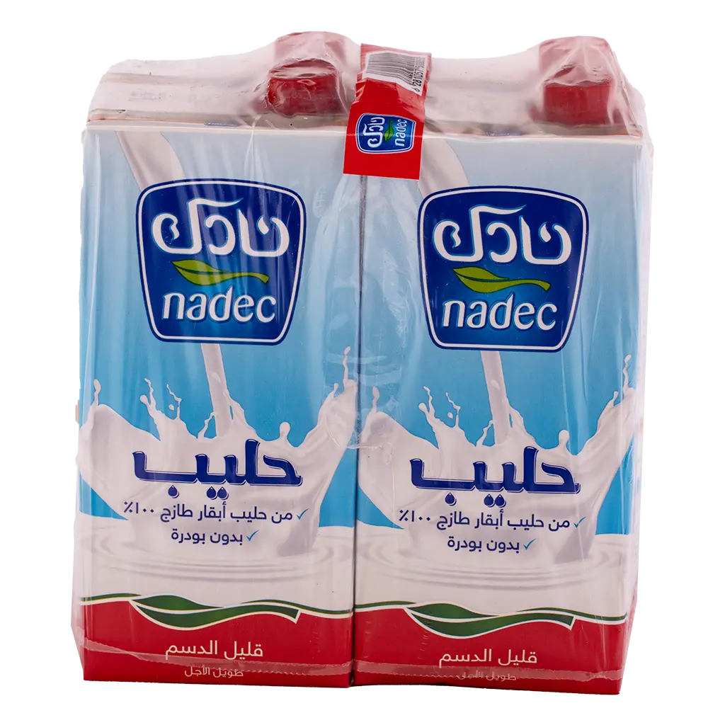 Nadec Uht Long Life Milk Low Fat 1LtrX4 - view 2
