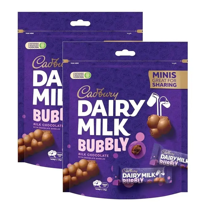 Cadbury Dairy Milk Bubbly Minis Chocolate 156GmX2 Promo - view 1