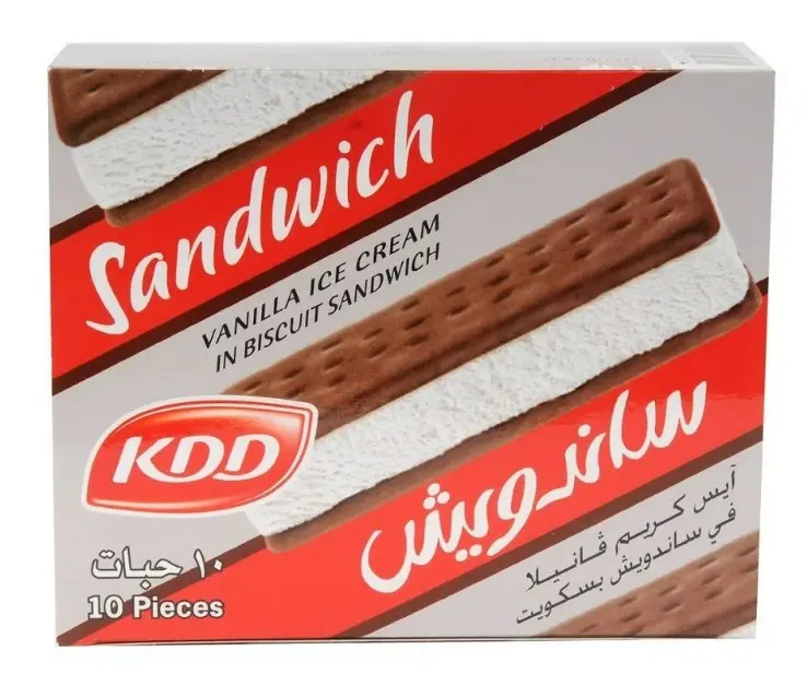 KDD Ice Cream Sandwich Vanilla 77MlX10 - view 1