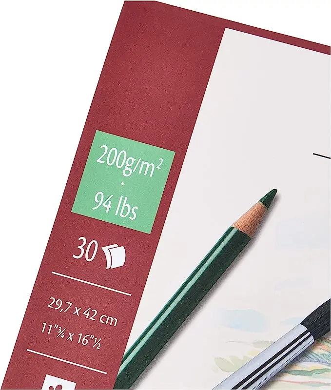 Fabriano Academia Sketchbook 30 Sheets 200gsm 29.7 * 42 cm - view 4