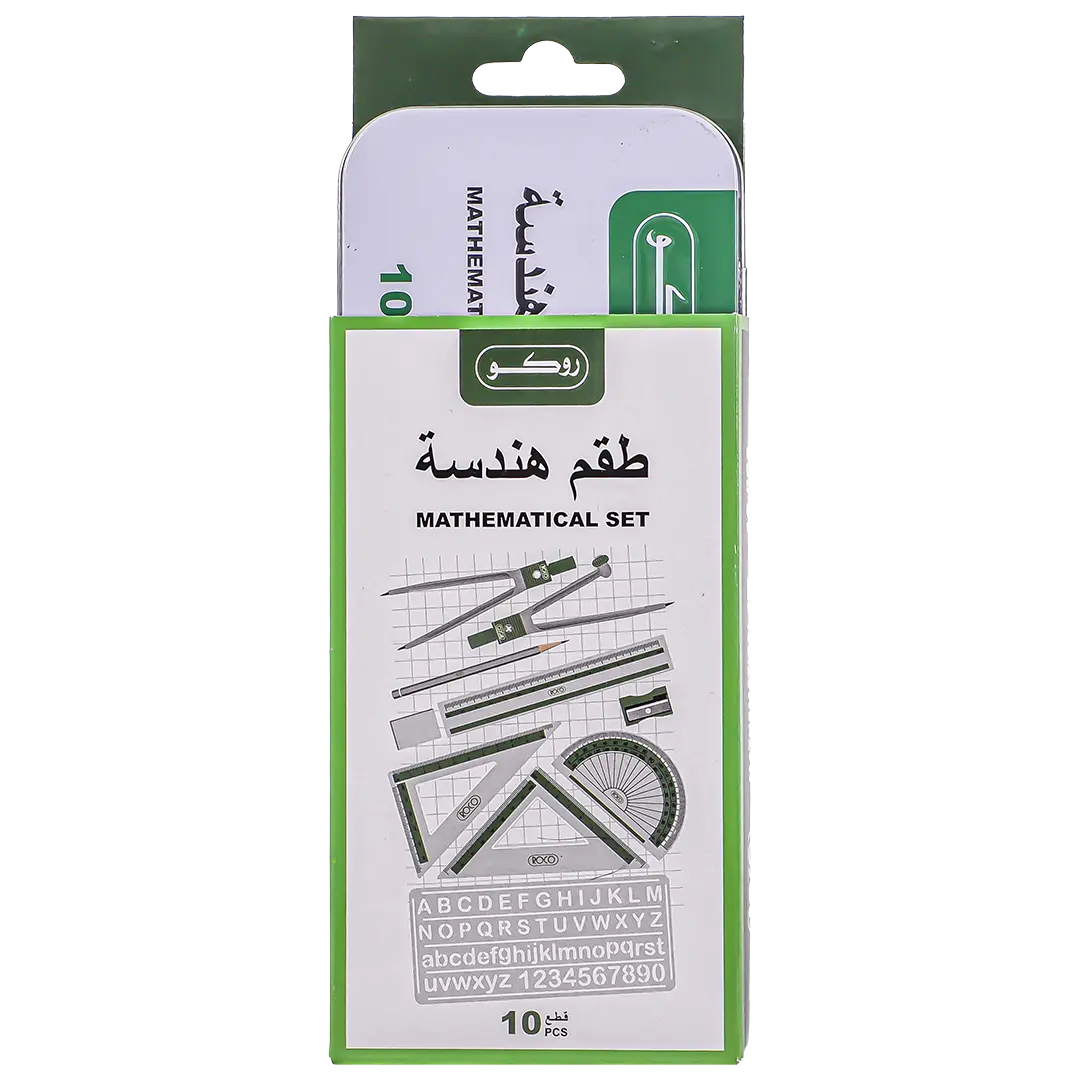Roco Geometry Set Acrylic/Tin Container 10 Parts - view 2
