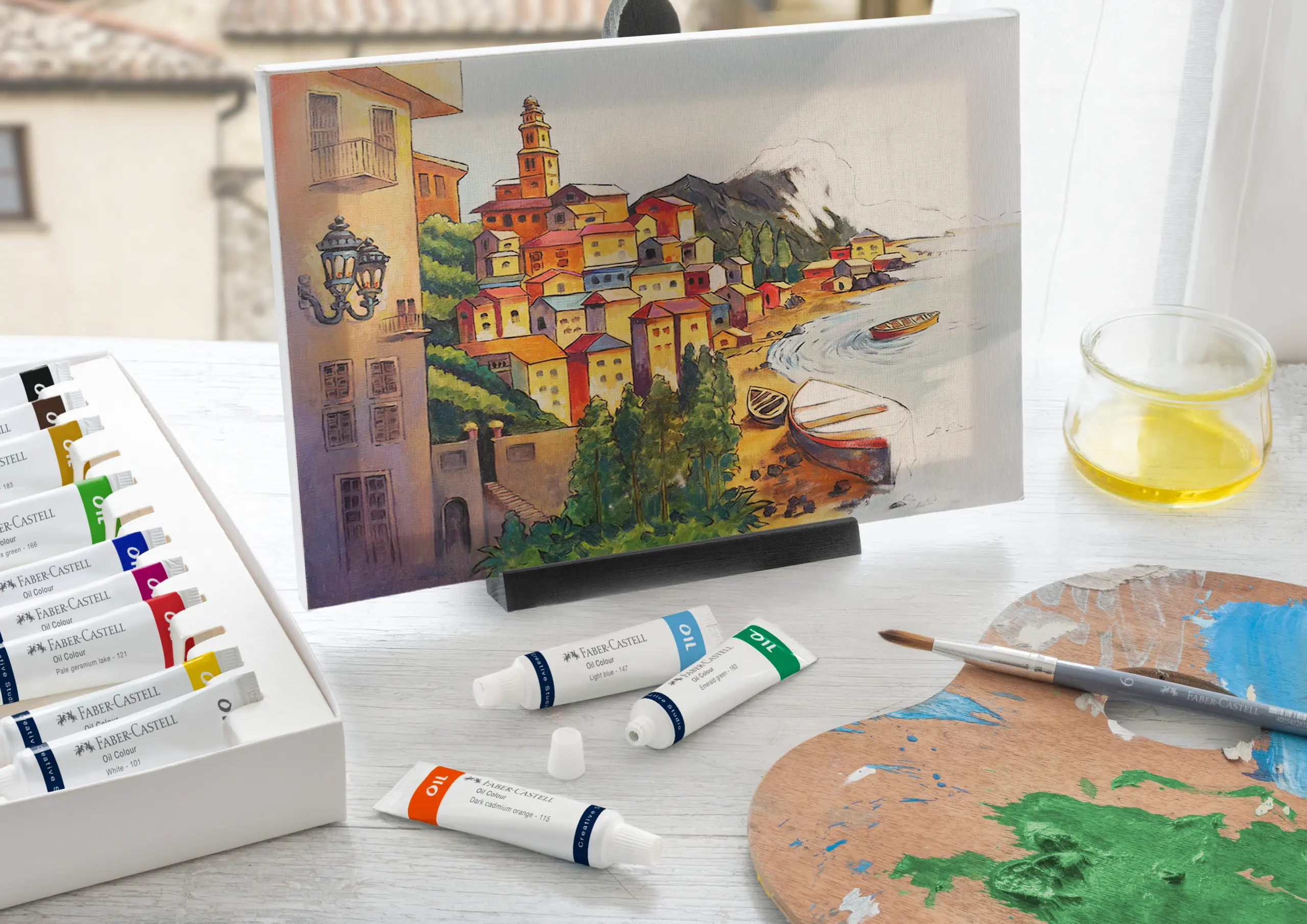 Faber Castell Creative Studio Oil Set 12 Color 9 ml  - view 4