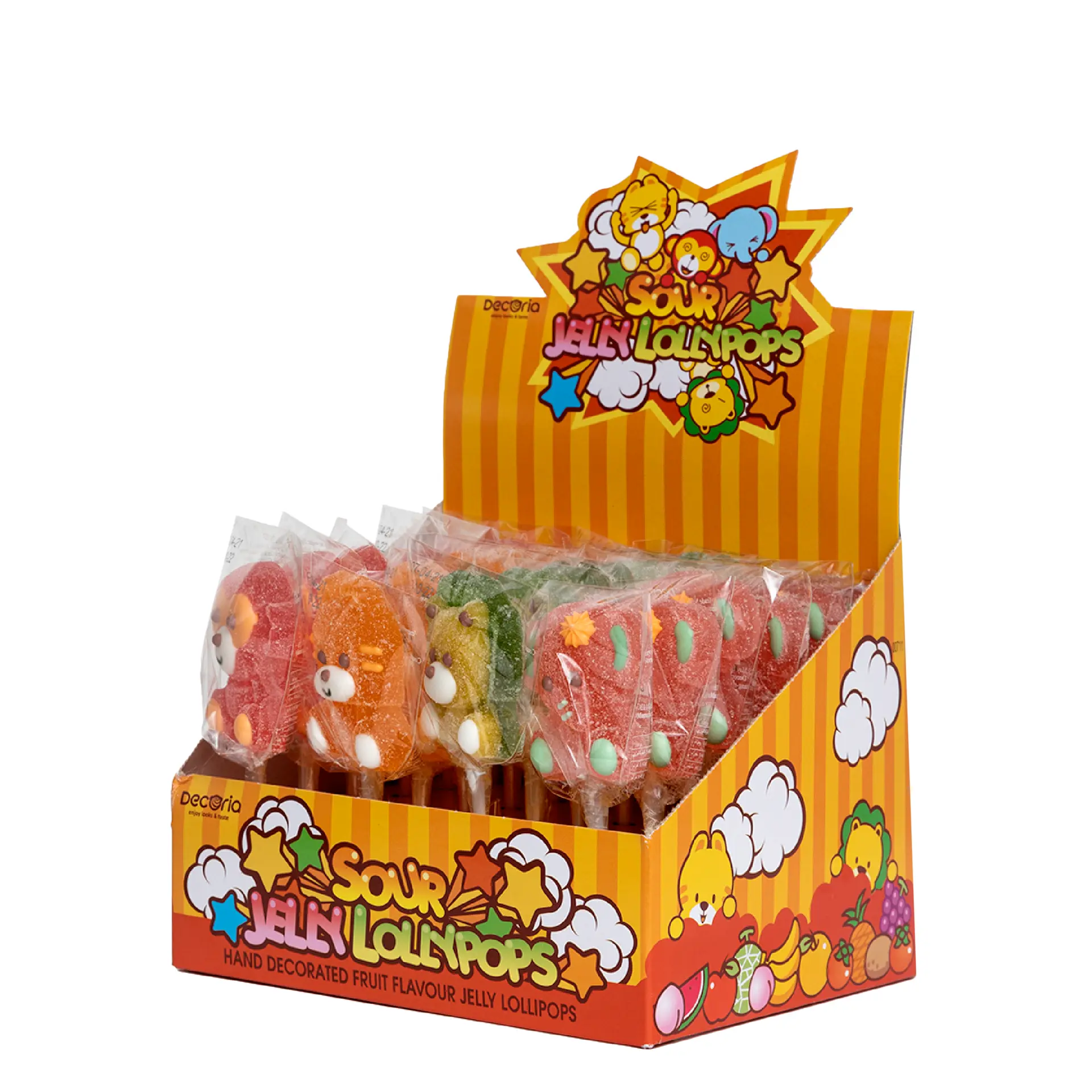 Decoria Sour Jelly Lollypops 23 gm - view 1