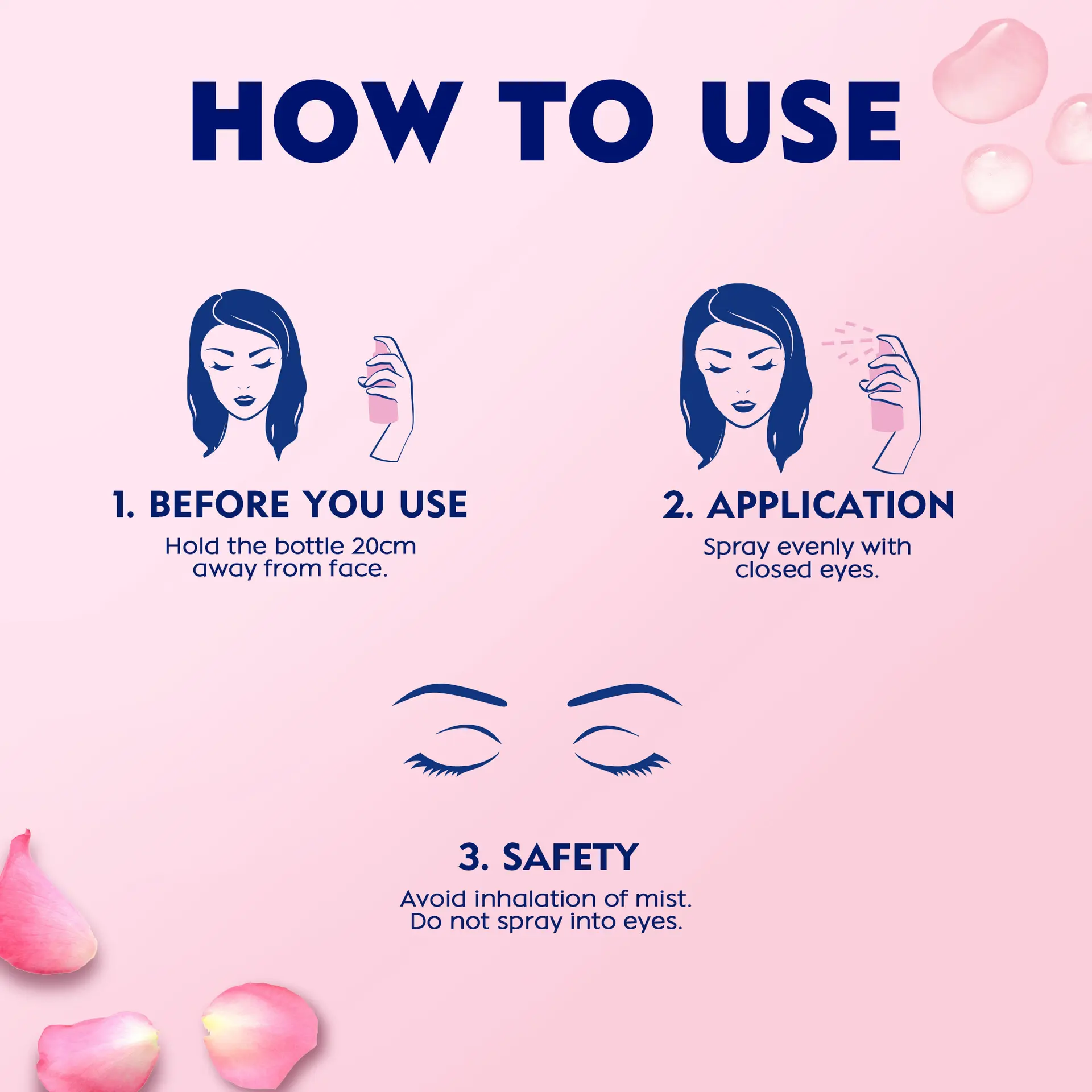 Nivea Face Mist Hydrating Rose Care Organic Rose Water 150 ml - view 4