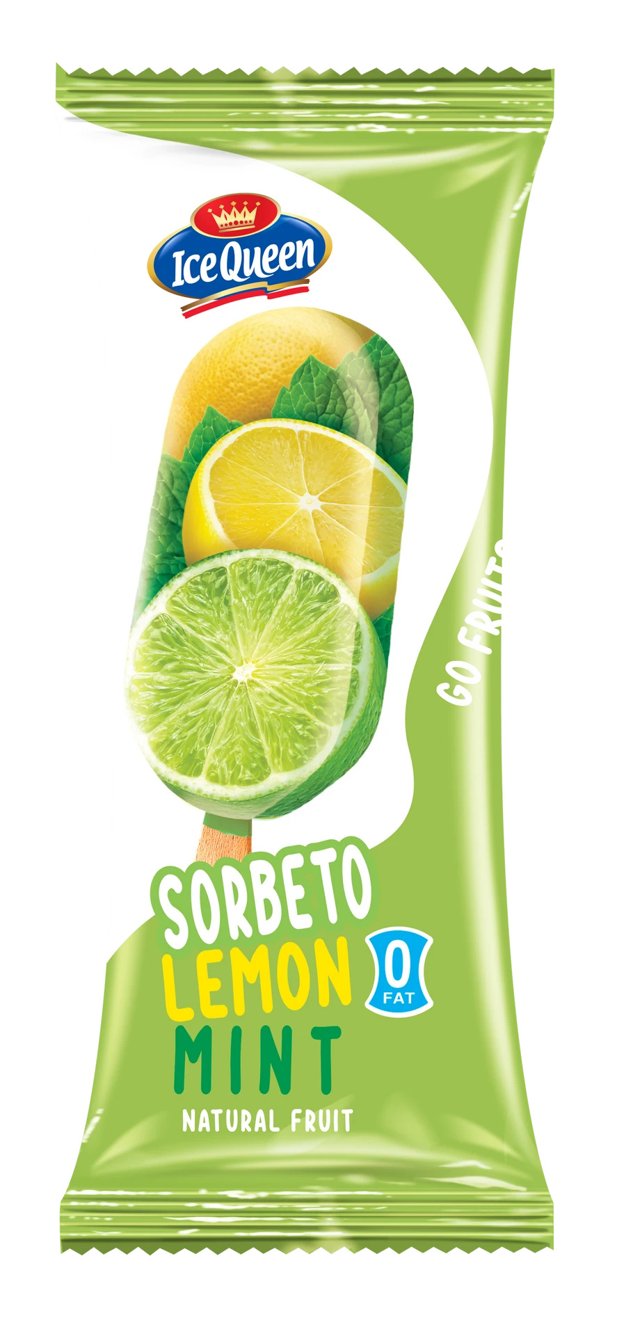 Ice Queen Ice Cream Sorbet Lemon Mint 100 ml
