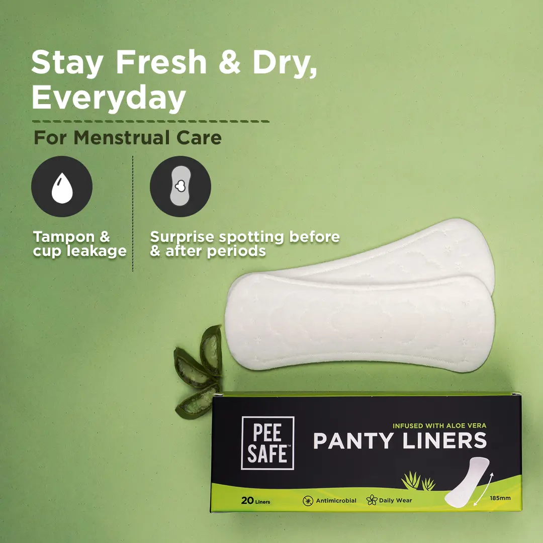 PeeSafe Daily Panty Liners with Aloe Vera & Soft surface 185mm 15 liners - view 6
