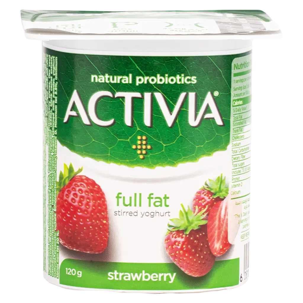 Activia Yoghurt Strawberry 120 gm - view 2