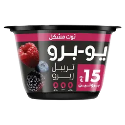 يوبرو زبادي بروتين توت مشكل 150 جم