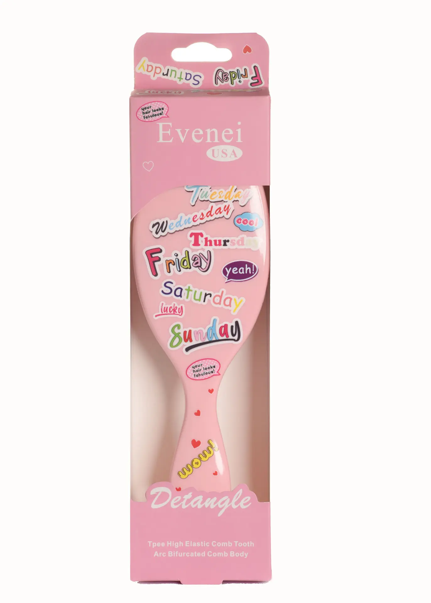 Evenei Detangling Hair Brush Multicolor  8009 - view 10