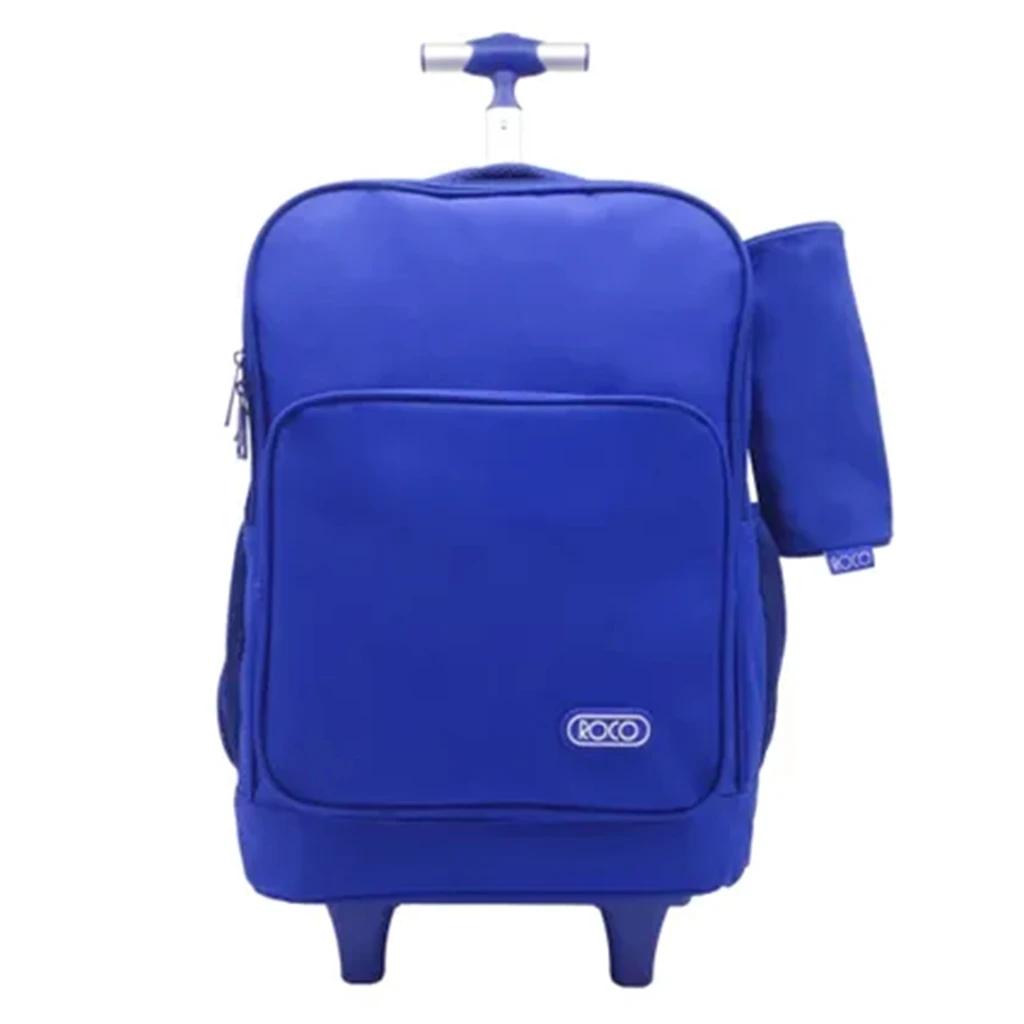 Roco Bag Trolley With Pencil Case 18 inch Navy