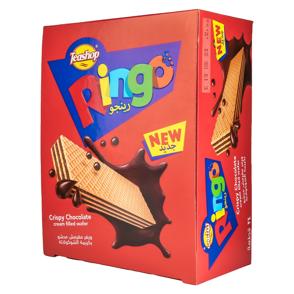 Teashop Ringo Wafer Chocolate Box 24 Pcs 18 gm