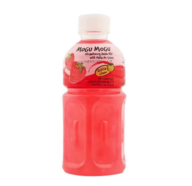 Mogu Mogu Strawberry With Nata De Coco 320 ML
