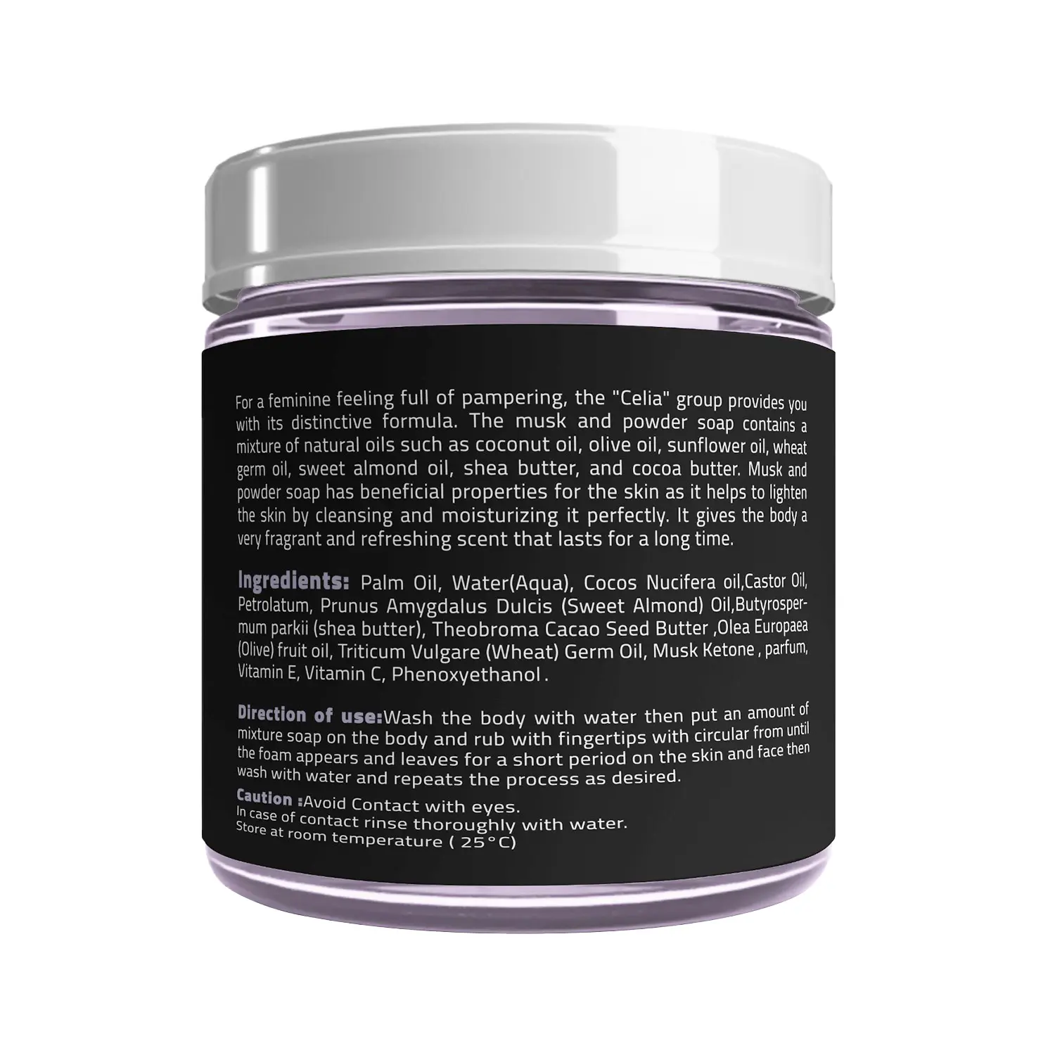 Celia Butter Soap White Musk & Powder 500ml - view 2