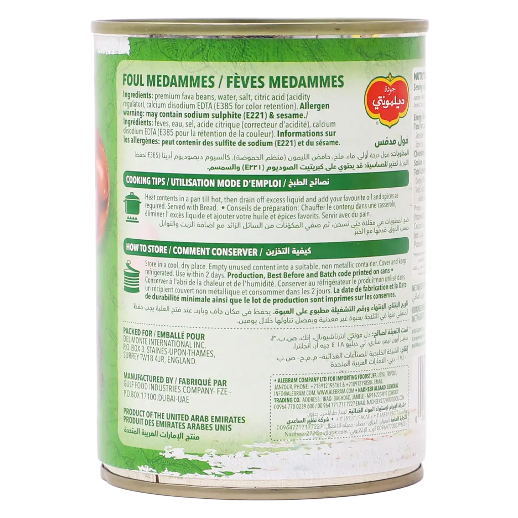 Delmonte Foul Mudammas 400 gm - view 4