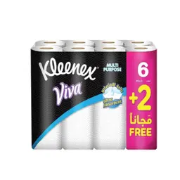 Kleenex Viva Multi-Purpose Tissue 6 + 2 Roll