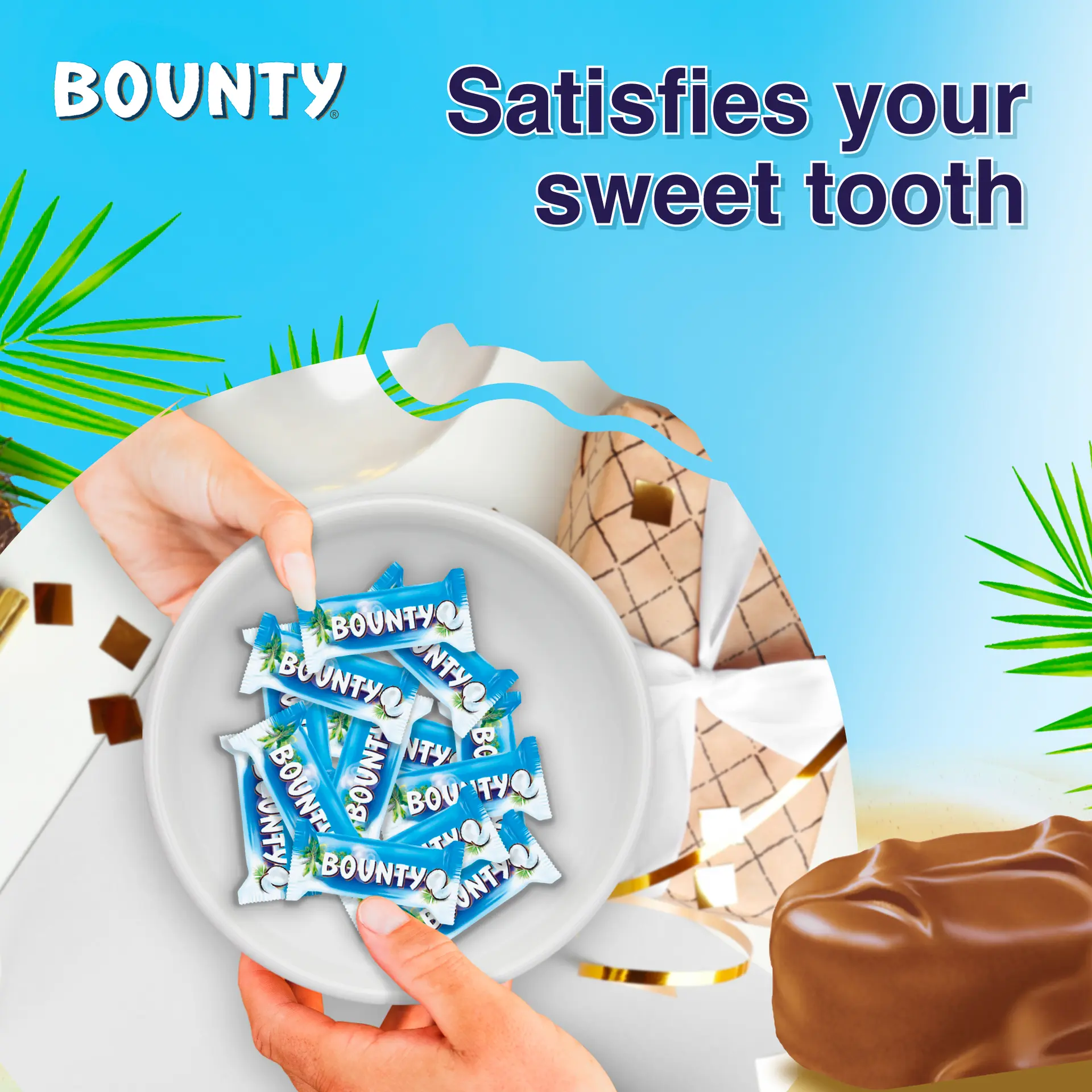 Bounty Chocolate Minis 225 gm - view 2