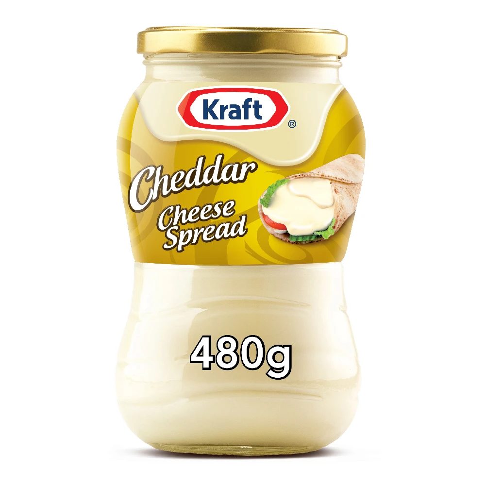 Kraft Spreadable Cheddar Cheese 480 gm