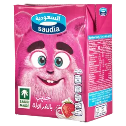Saudia Strawberry Flavored Milk 200 ml