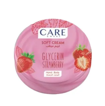 Care & More Body Cream Glycerine Strawberry 125 Ml - view 1