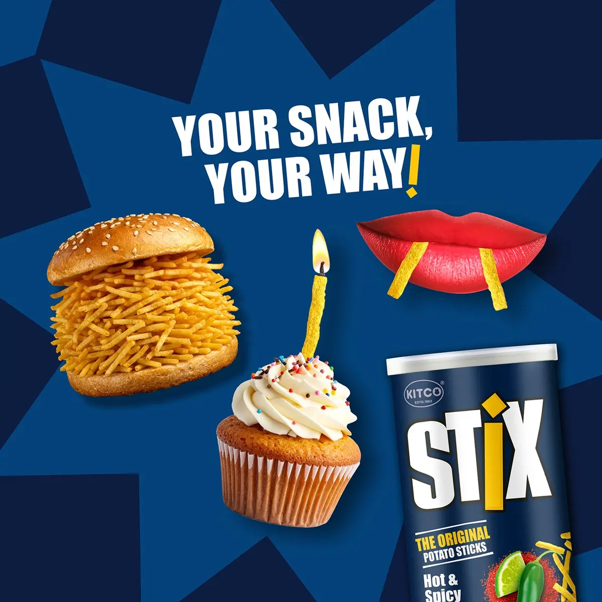 Kitco Stix Hot And Spicy 40 gm - view 4