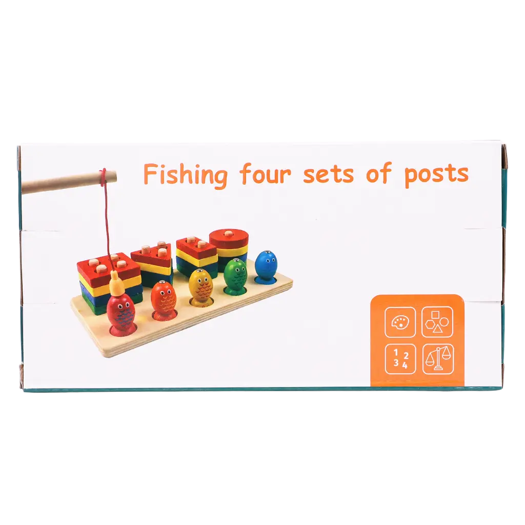 Wooden Fishing Column For Baby 2 In 1 - view 2