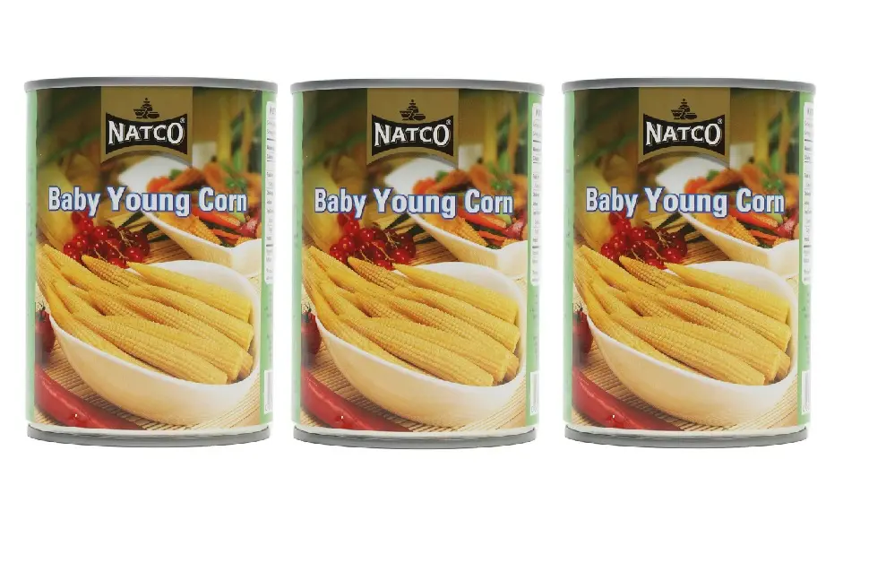 Natco Baby Corn In Brine 425GmX3 - view 1
