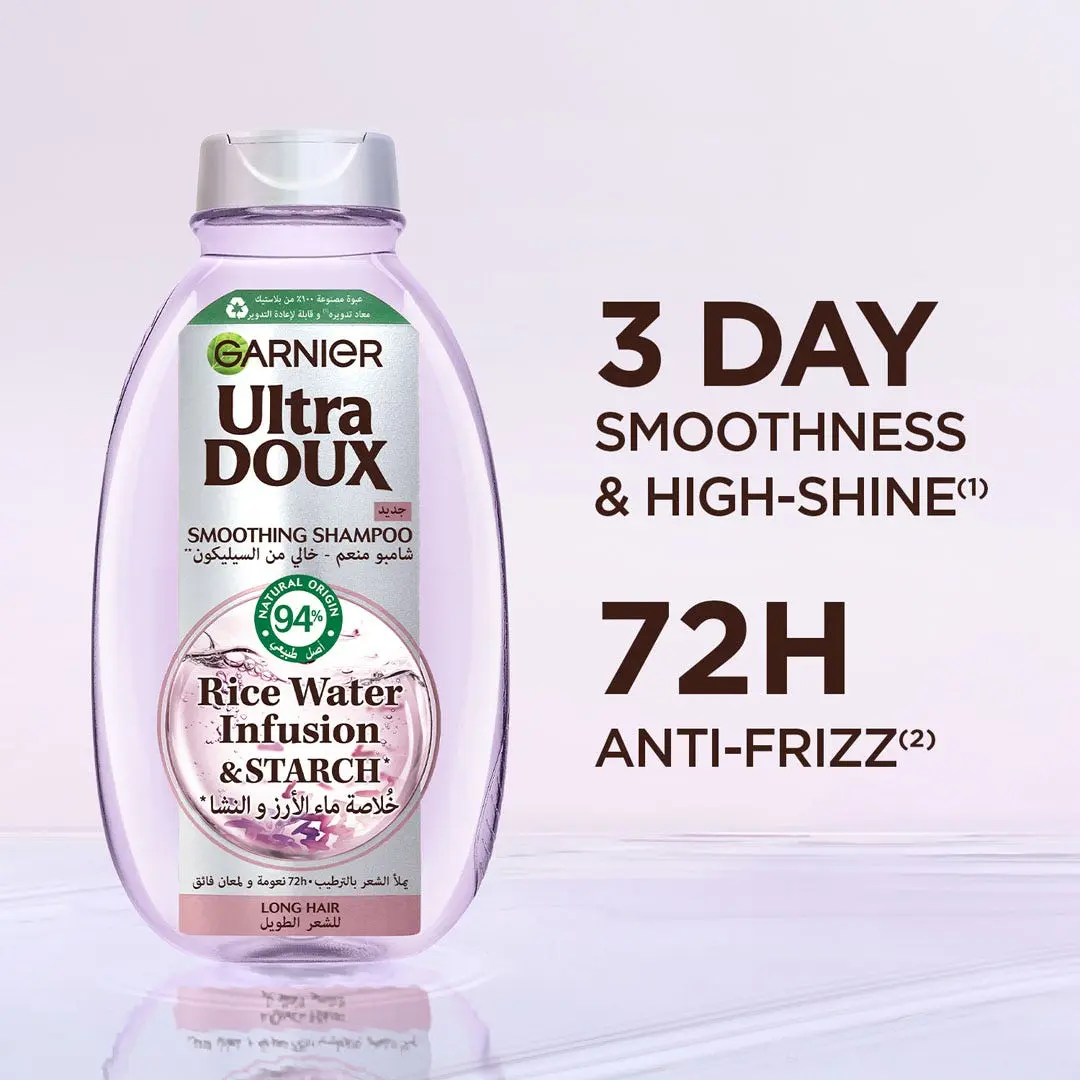 Garnier Ultra Doux Rice Water Shampoo 600 ml - view 4