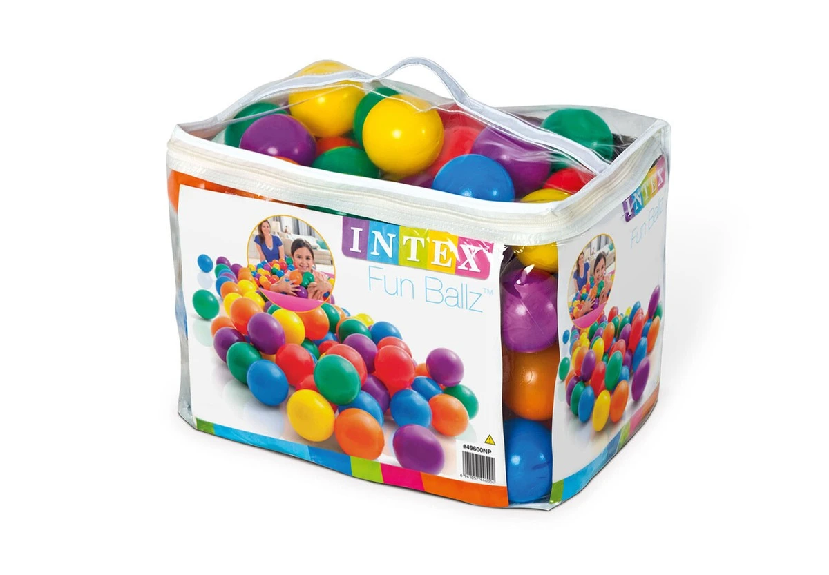 Intex 49600 Fun Balls Age 3+ Years 8cm