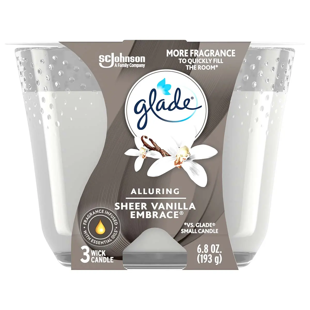 Glade Candle Alluring Sheer Vanilla Embrace 193 g - view 1