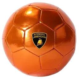 Lamborghini Football  Orange Not Inflated with Air 5 Inch