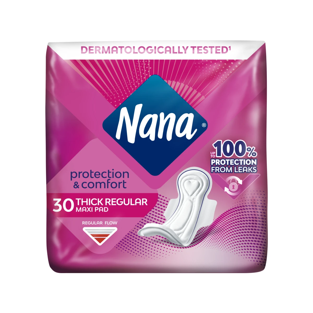 Nana Maxi Thick Regular with Wings 30 Pads