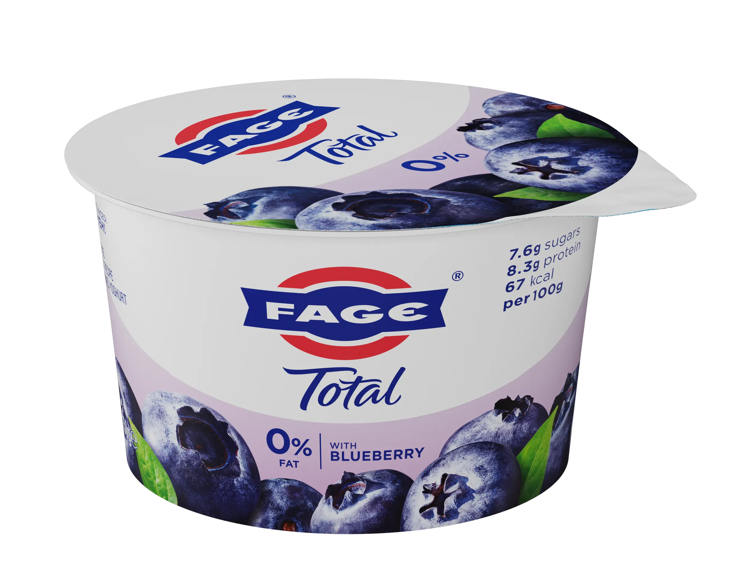 Fage Greek Yoghurt Blueberry 0% Fat 150 gm - view 1
