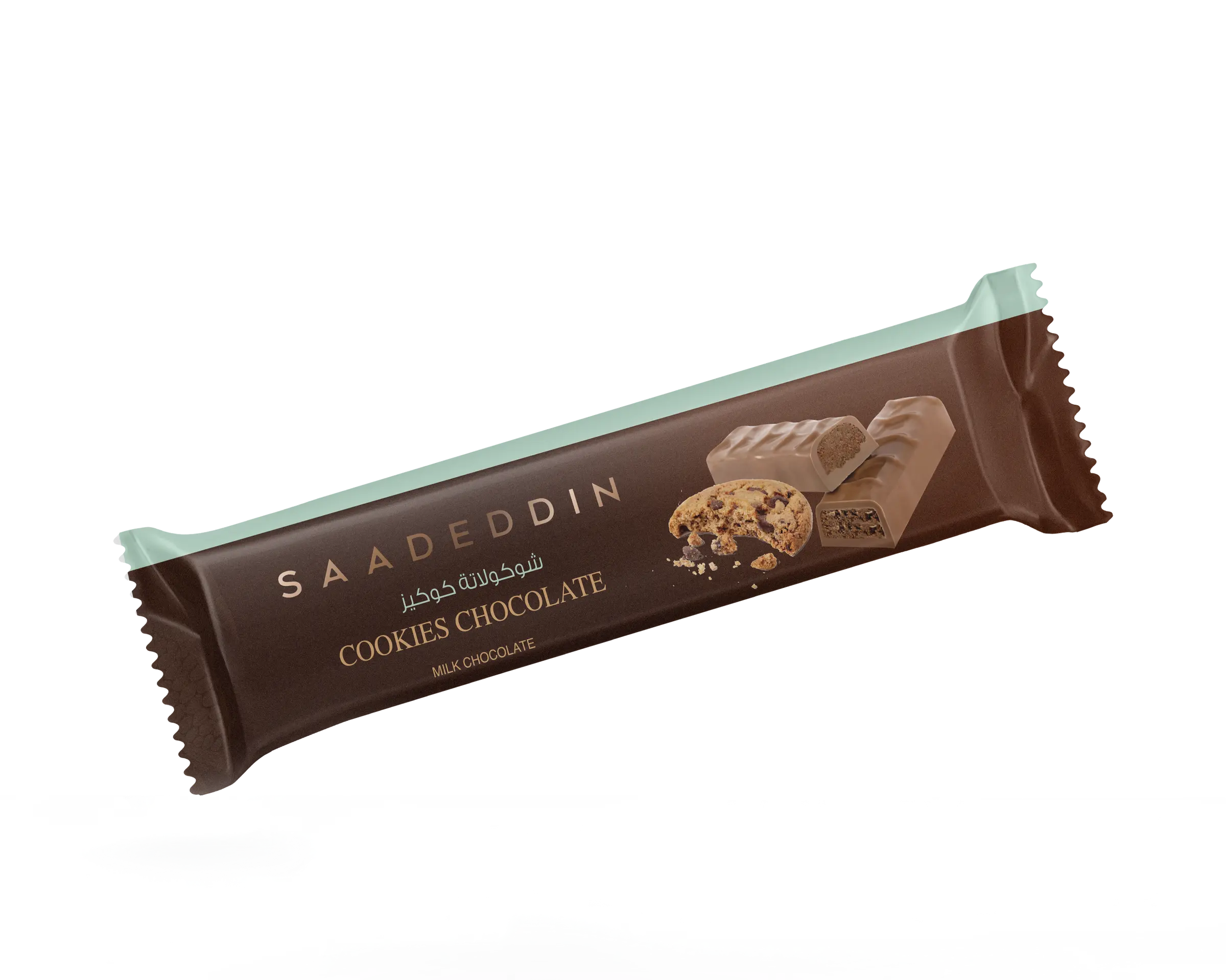 Saadeddin Milk Chocolate Bar Cookies 35 gm - view 3