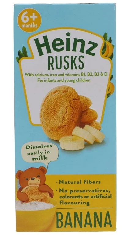 Heinz  Rusks For Infants And Young Children Banana 150 Gm