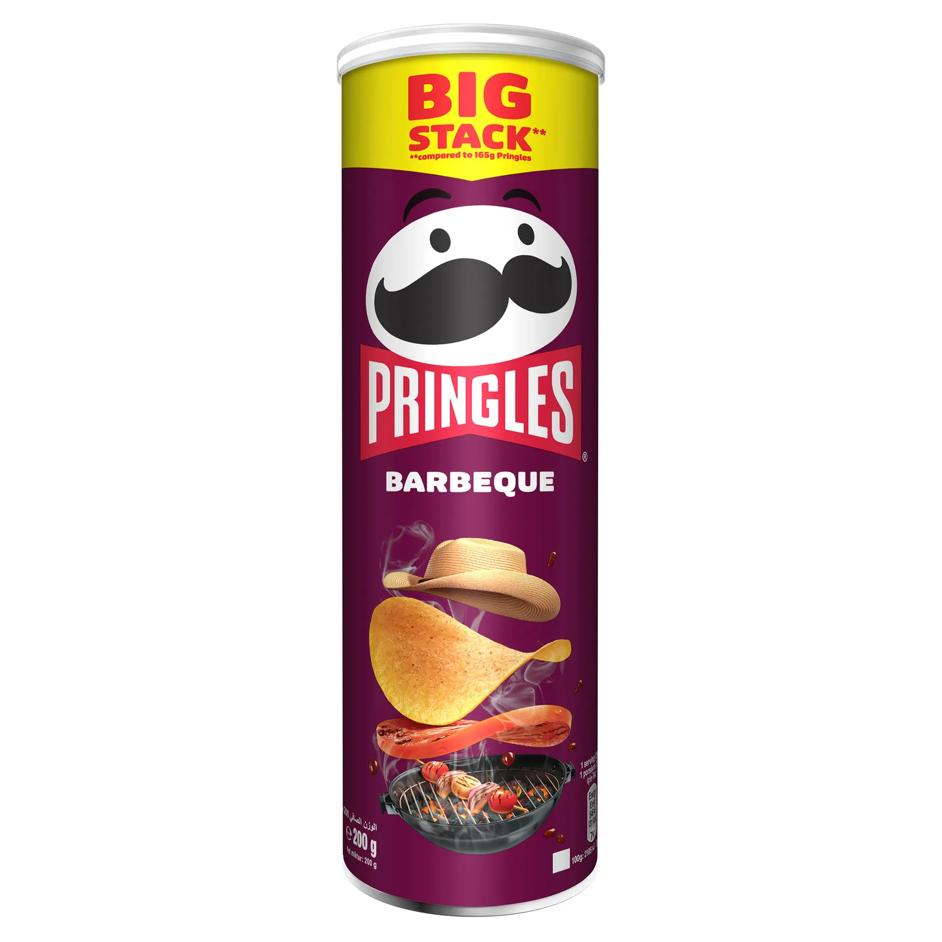 Pringrles Potato Chips With Texas , Sauce 200 gm - view 5