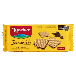 Loacker Sandwich Wafer With Chocolate 75 gm