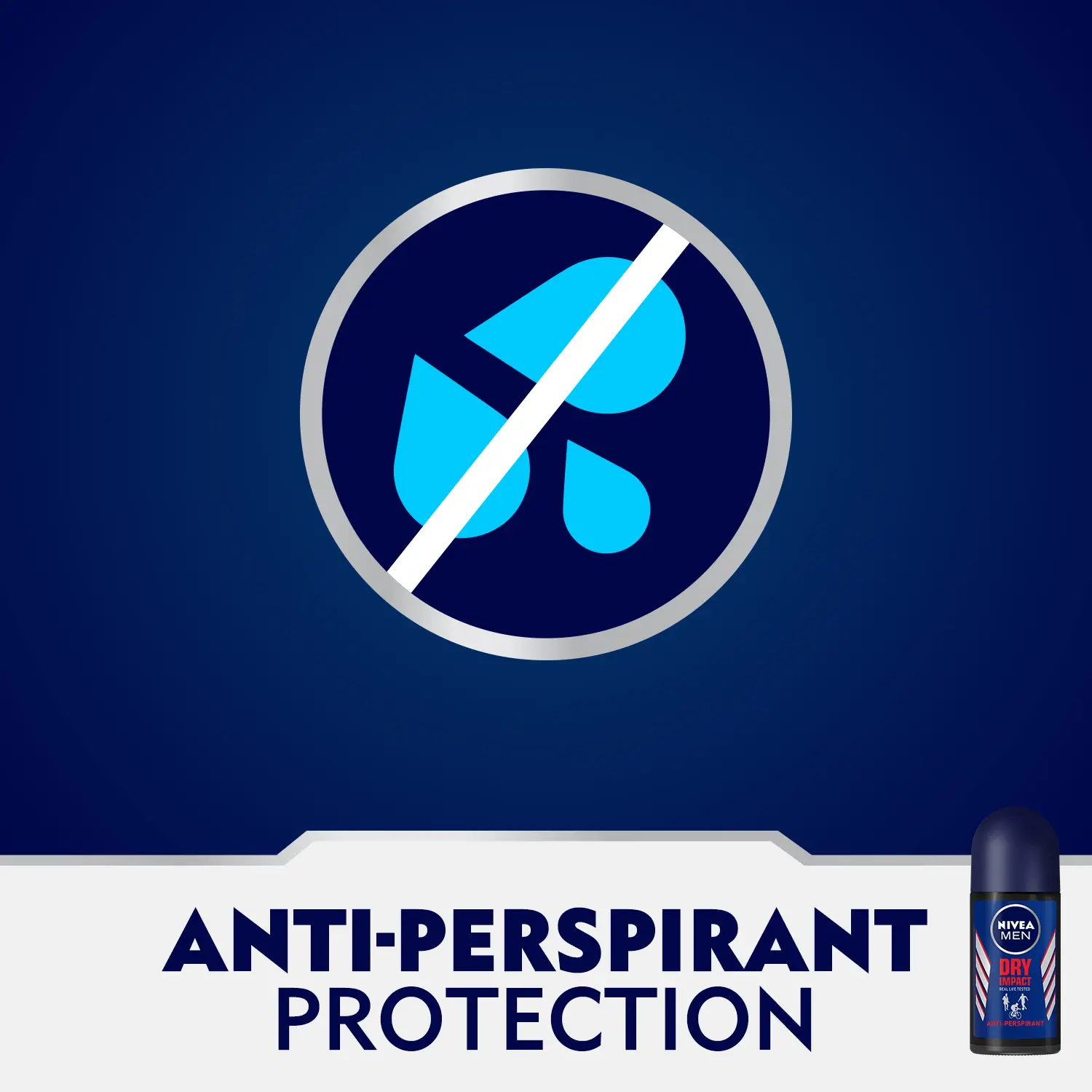 Nivea Deodorant Roll For Men Dry Impact 50 ml - view 2