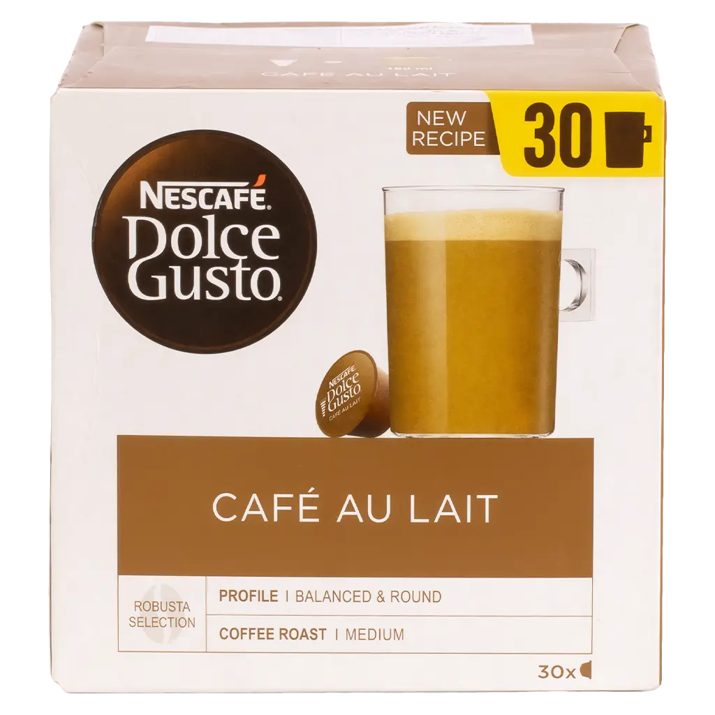 Nescafe Dolce Gusto Cafe Au Lait Xl 30 Pods - view 2