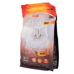 Meow Dry Food for Cats with Chicken 1 kg
